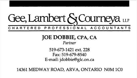 Joe Dobbie - Chartered Professional Accountant